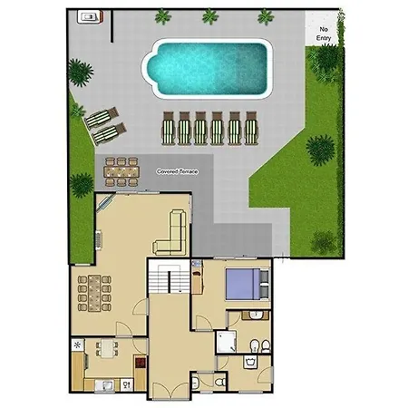 Villa Olhos De Agua Sleeps 8 Pool Air Con Wifi *